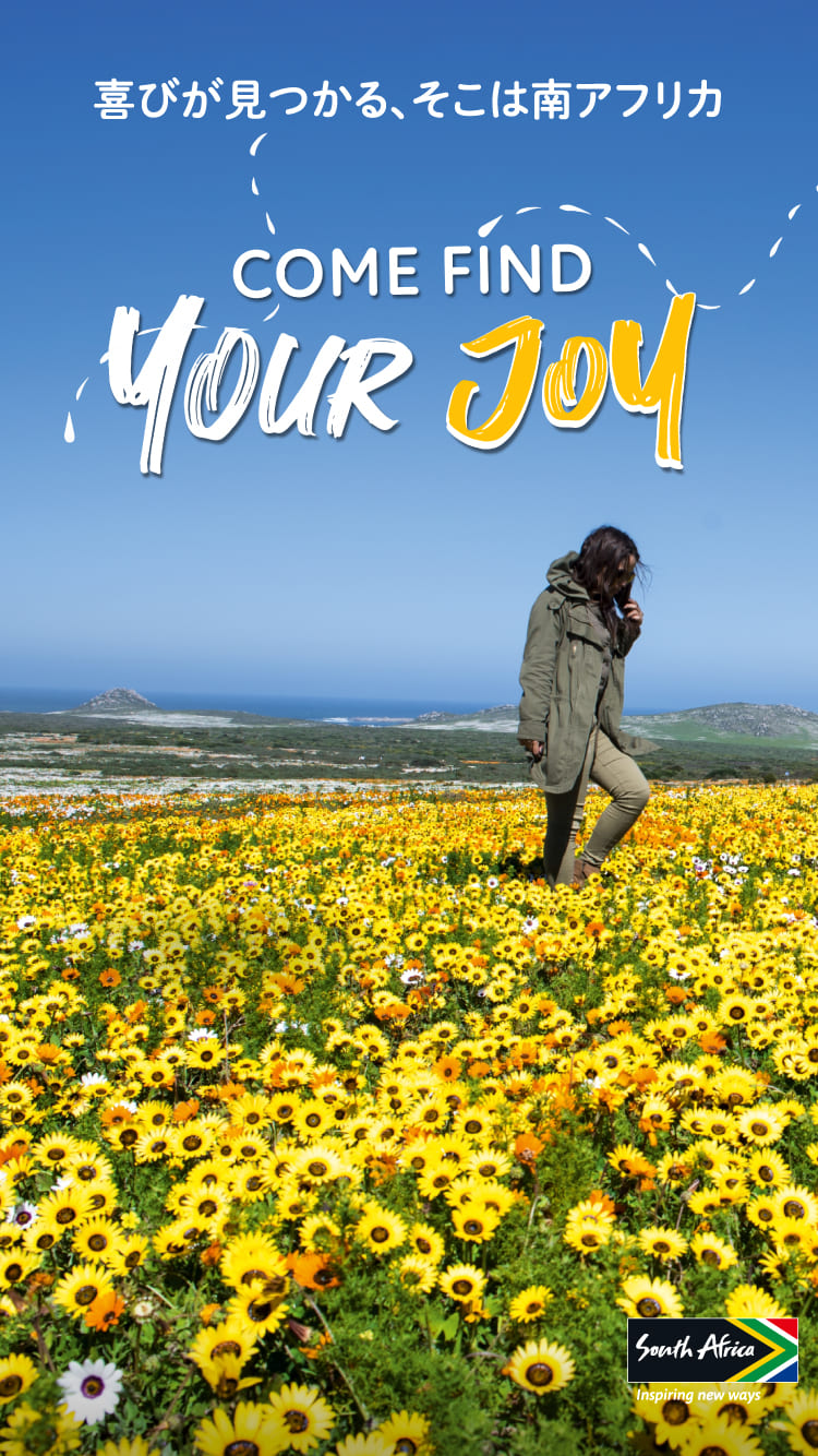 喜びが見つかる、そこは南アフリカCome Find Your Joy